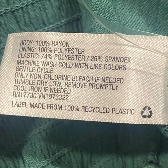 WILD FABLE Women's Crop Off-The-Shoulder Balloon Sleeve Green Top XS NEW NWT - Picture 6 of 7